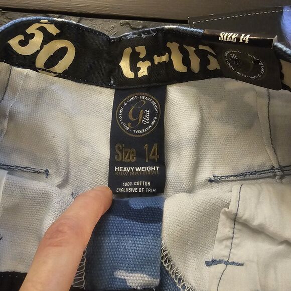 G Unit Y2K Camouflage Camo Military Field Pants Sz 14 (28) Vintage 50 Cent Jeans - Picture 6 of 7